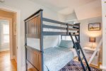 Bunk room has two twin bunks